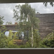 Vor der Fensterreinigung eines Einfamilienhauses in Berlin-Niederschönhausen
